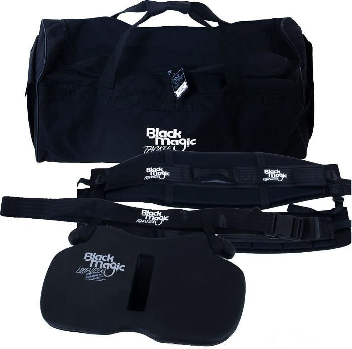 Пояс морской для крупной рыбы Black Magic BM EQUALIZER SET-XL WIDE WITH BAG