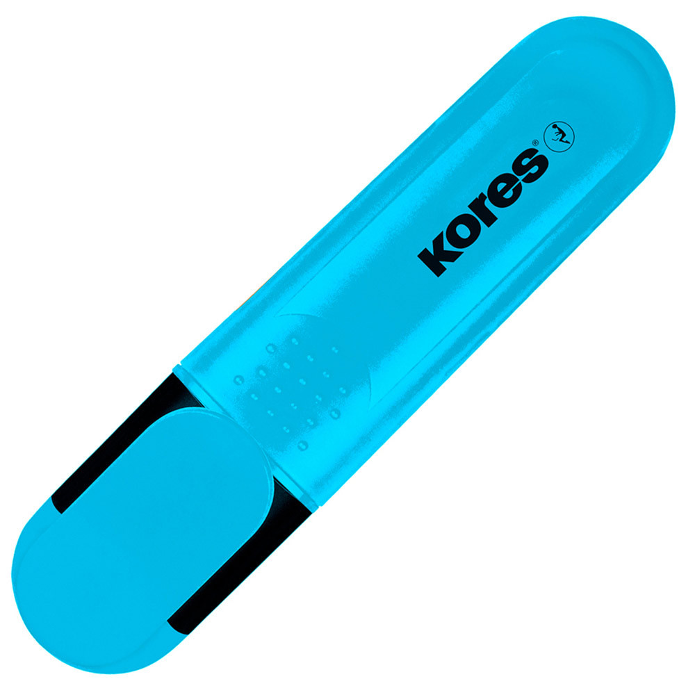 Текстовыделитель Kores синий (толщина линии 1.0-5.0 мм)