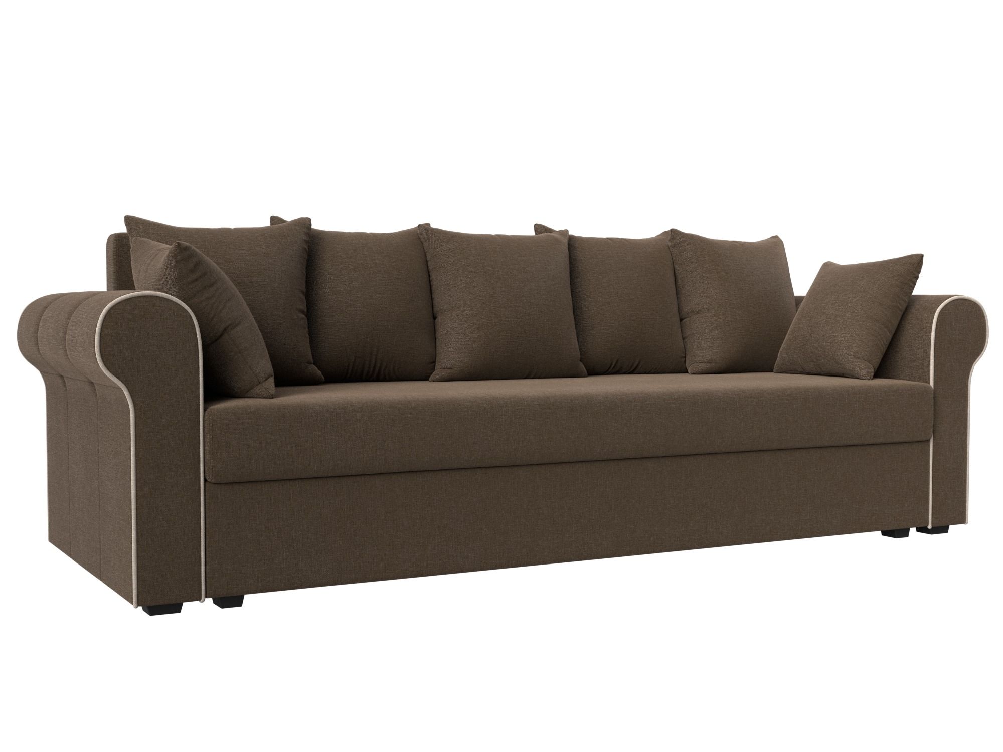 

Прямой диван Лига Диванов Рейн 226х78х91 см, коричневый, Прямой диван Рейн