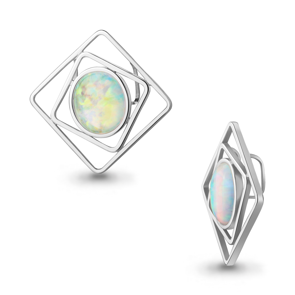 

Подвеска из серебра с опалом искусственным Aquamarine Aquamarine 2530298_925_р, 2530298_925_р