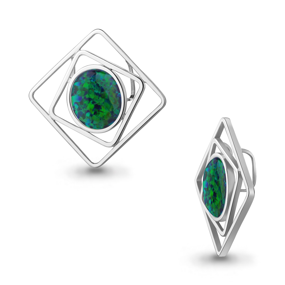 

Подвеска из серебра с опалом искусственным Aquamarine Aquamarine 2530296_925_р, 2530296_925_р