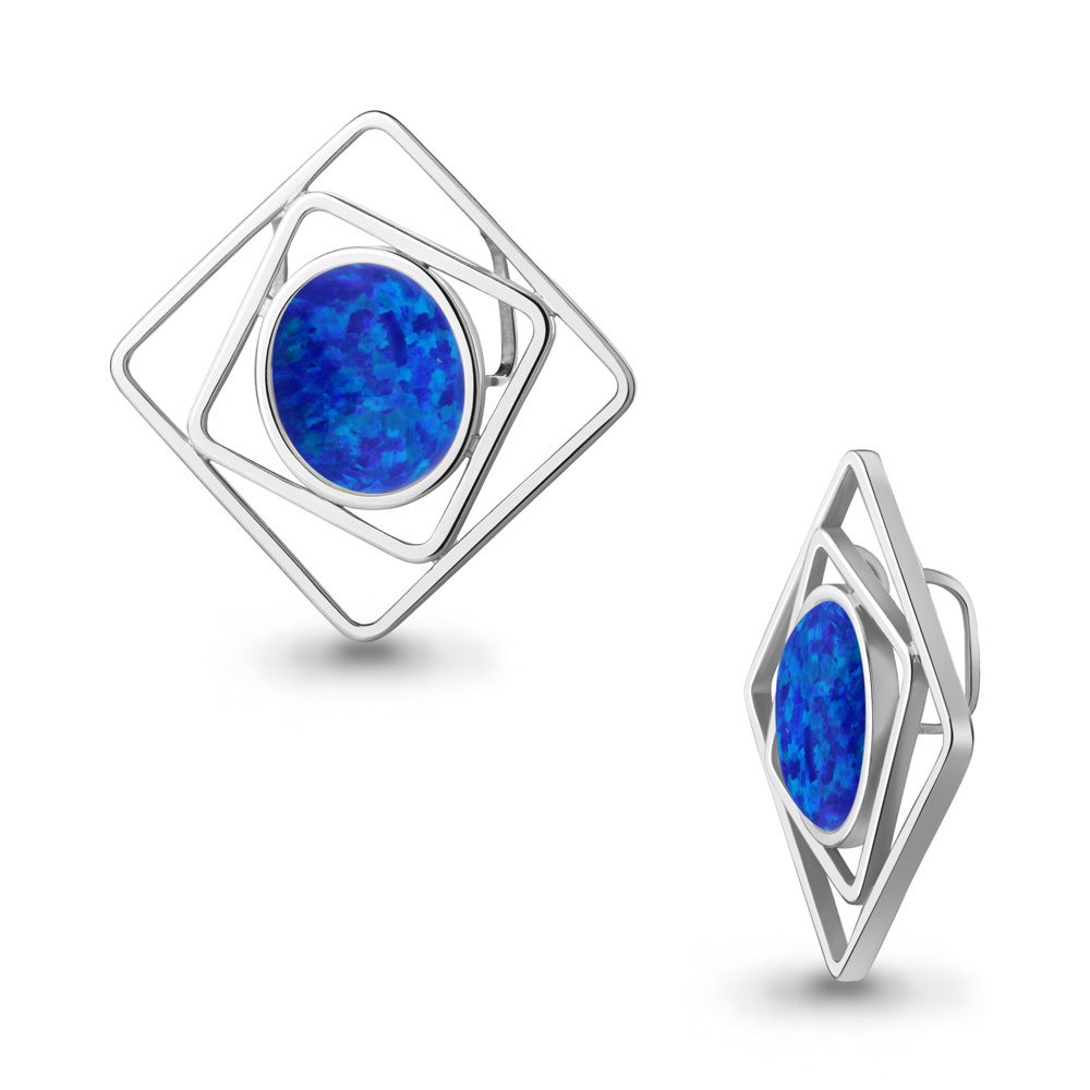 

Подвеска из серебра с опалом искусственным Aquamarine Aquamarine 2530295_925_р, 2530295_925_р