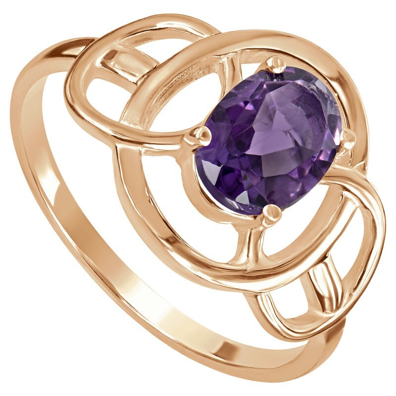 

Кольцо из серебра с аметистом р., LAZURIT-ONLINE 845703, 845703