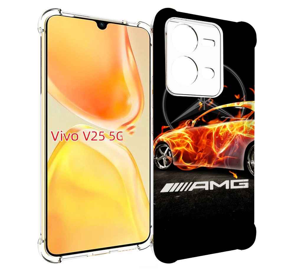 

Чехол MyPads АМГ мужской для Vivo V25 5G / V25e, Прозрачный, Tocco