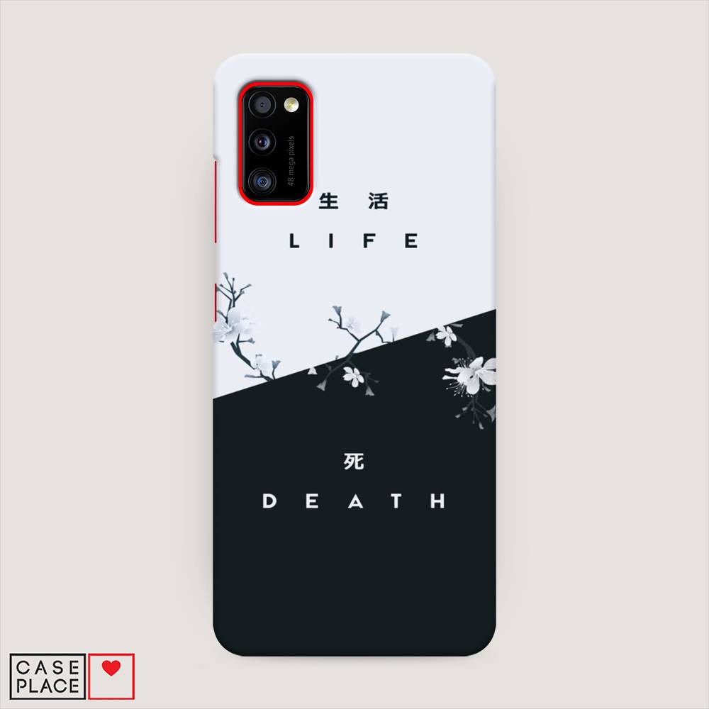 фото Пластиковый чехол "life and death" на samsung galaxy a41 awog