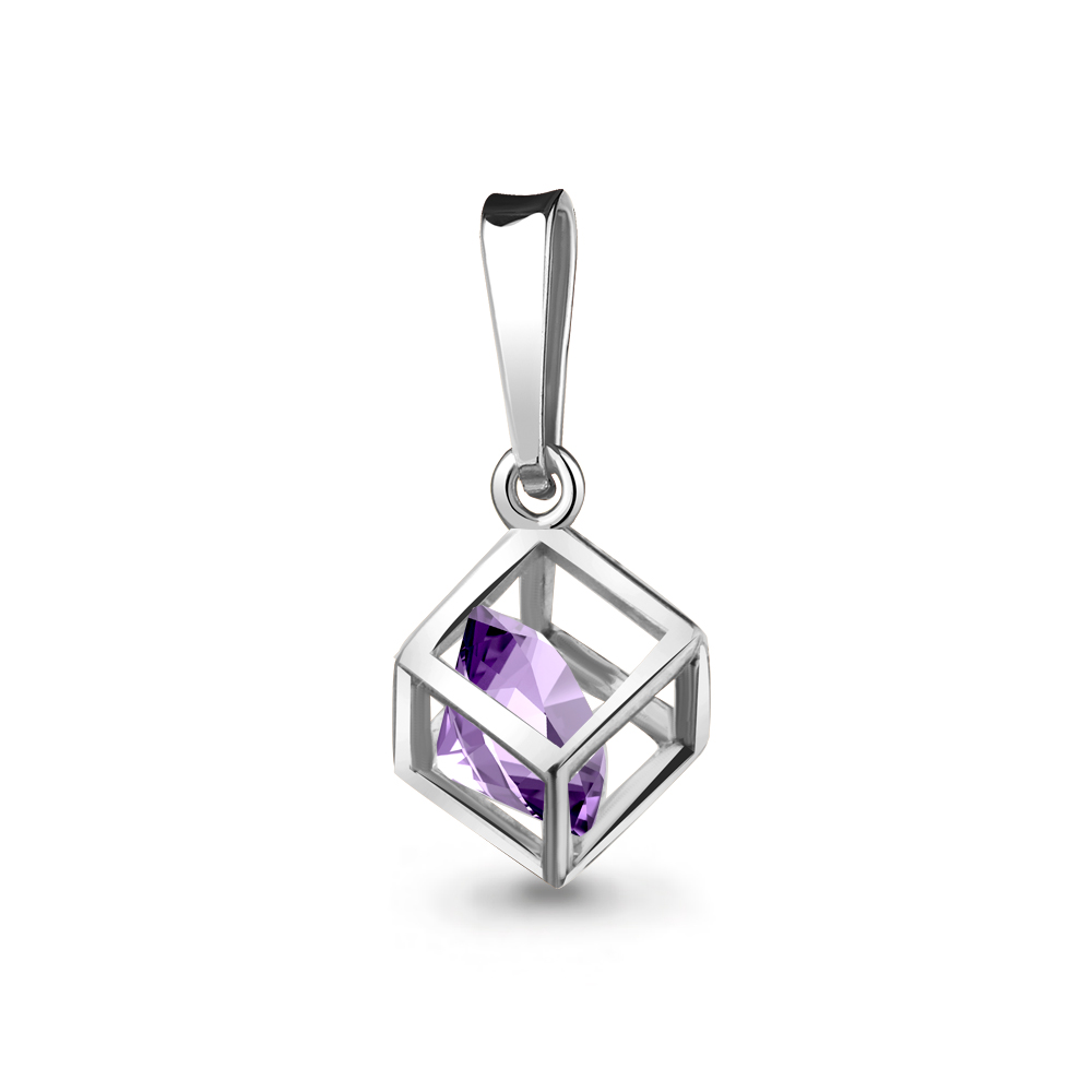 

Подвеска из серебра с аметистом Aquamarine Aquamarine 2528604_925_р, 2528604_925_р