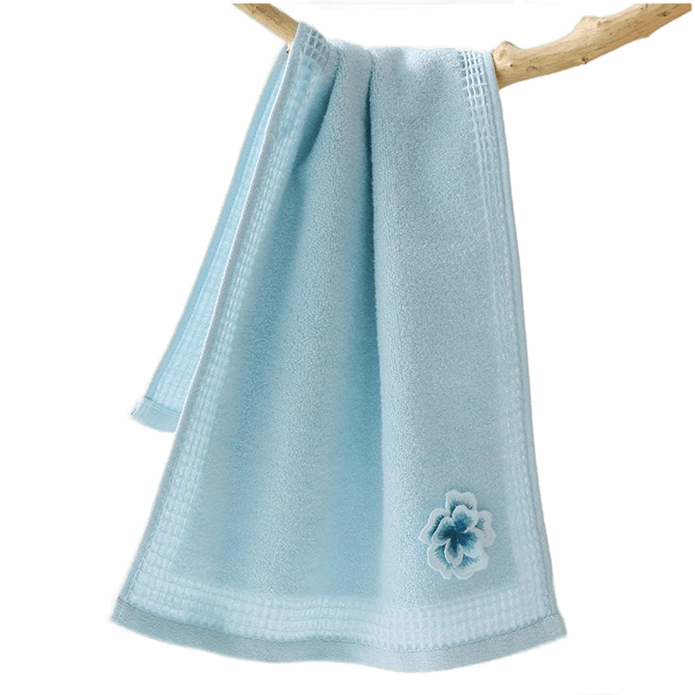 

Полотенце для рук Shandong Kingshore Textile Co Анютины глазки 33х72 синий GA1740WH, GA1740WHblue