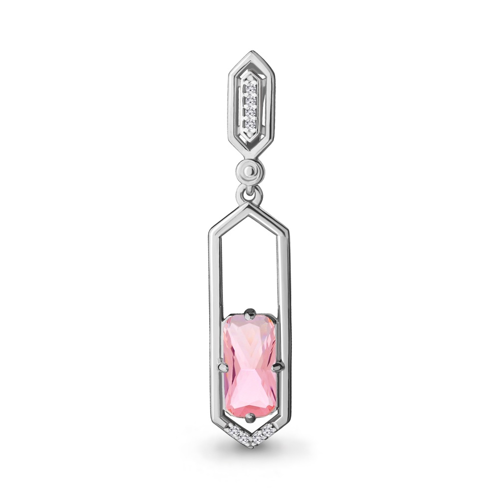 

Подвеска из серебра с фианитом Aquamarine Aquamarine 2527090А_925_р, 2527090А_925_р