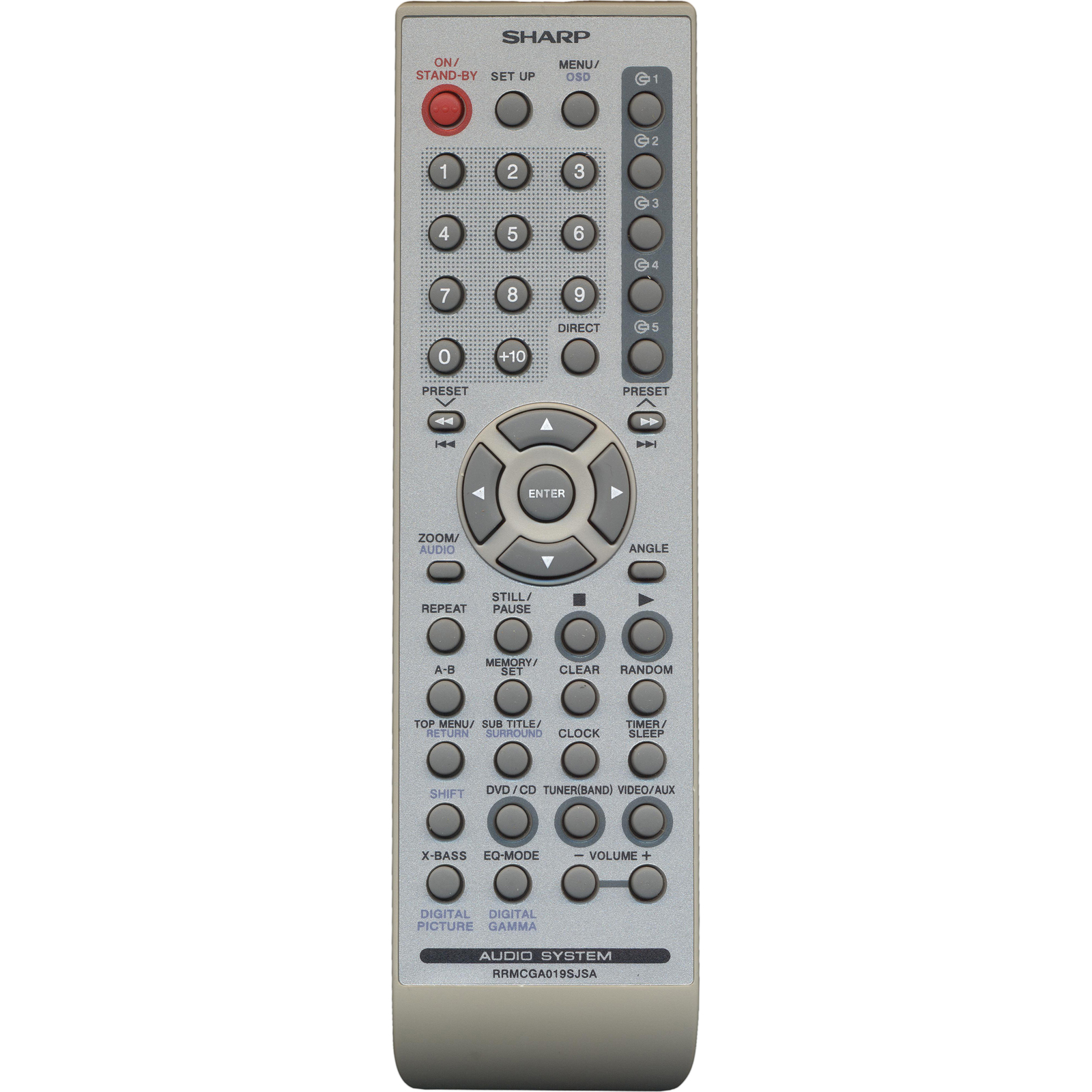 

Пульт ДУ оригинальный Sharp RRMC GA019SJSA, RRMC GA019SJSA