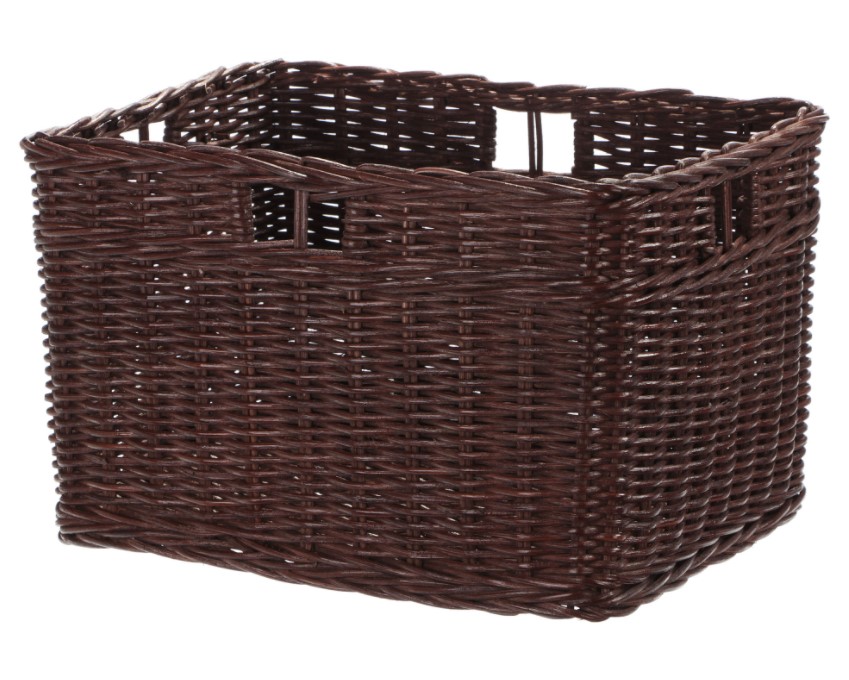 фото Корзина для хранения rattan grand paris medium brown коричневая