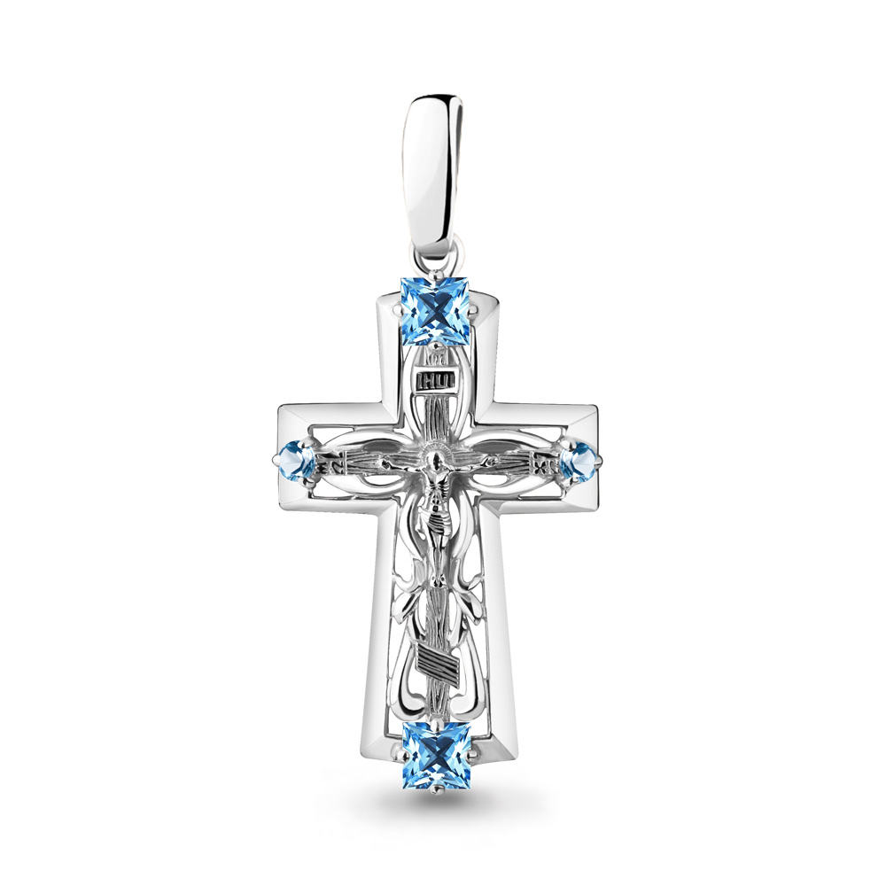 

Кулон из серебра с топазом Aquamarine Aquamarine 2526005_925_р, 2526005_925_р