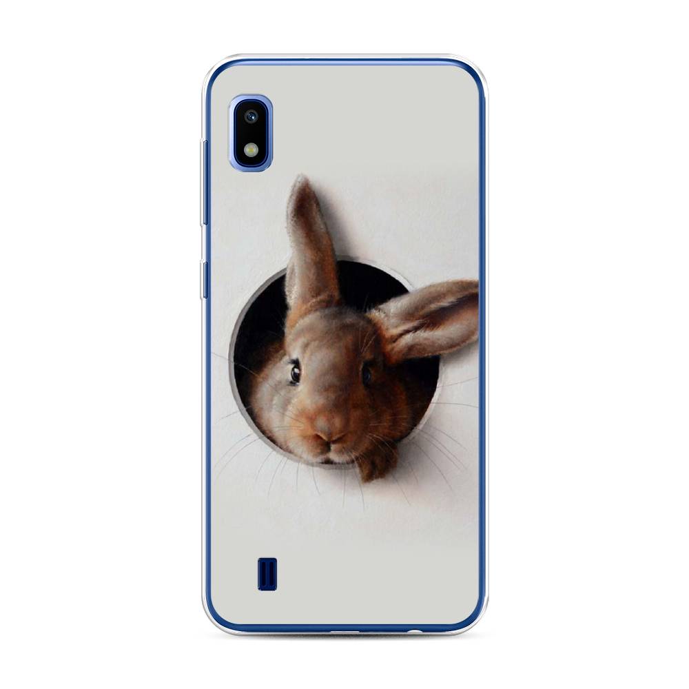 

Чехол для Samsung Galaxy A10 "Любопытный кролик", Серый;коричневый, 27950-1