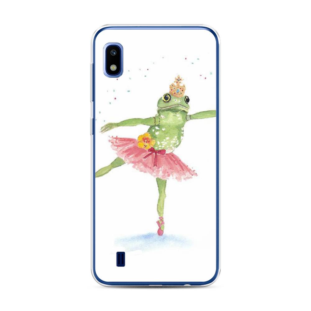 

Чехол для Samsung Galaxy A10 "Лягушка-балерина", Зеленый, 27950-4