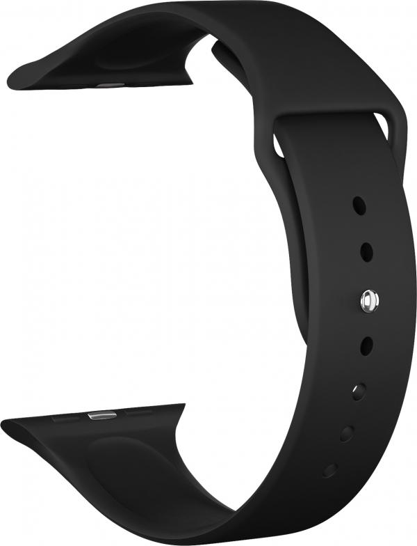 Ремешок Sport Band для Apple Watch Series 7 41mm 38/40 (Черный)