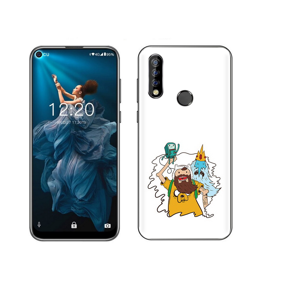

Чехол MyPads Tocco для Oukitel C17 Pro время приключений старый Финн, Прозрачный, Tocco