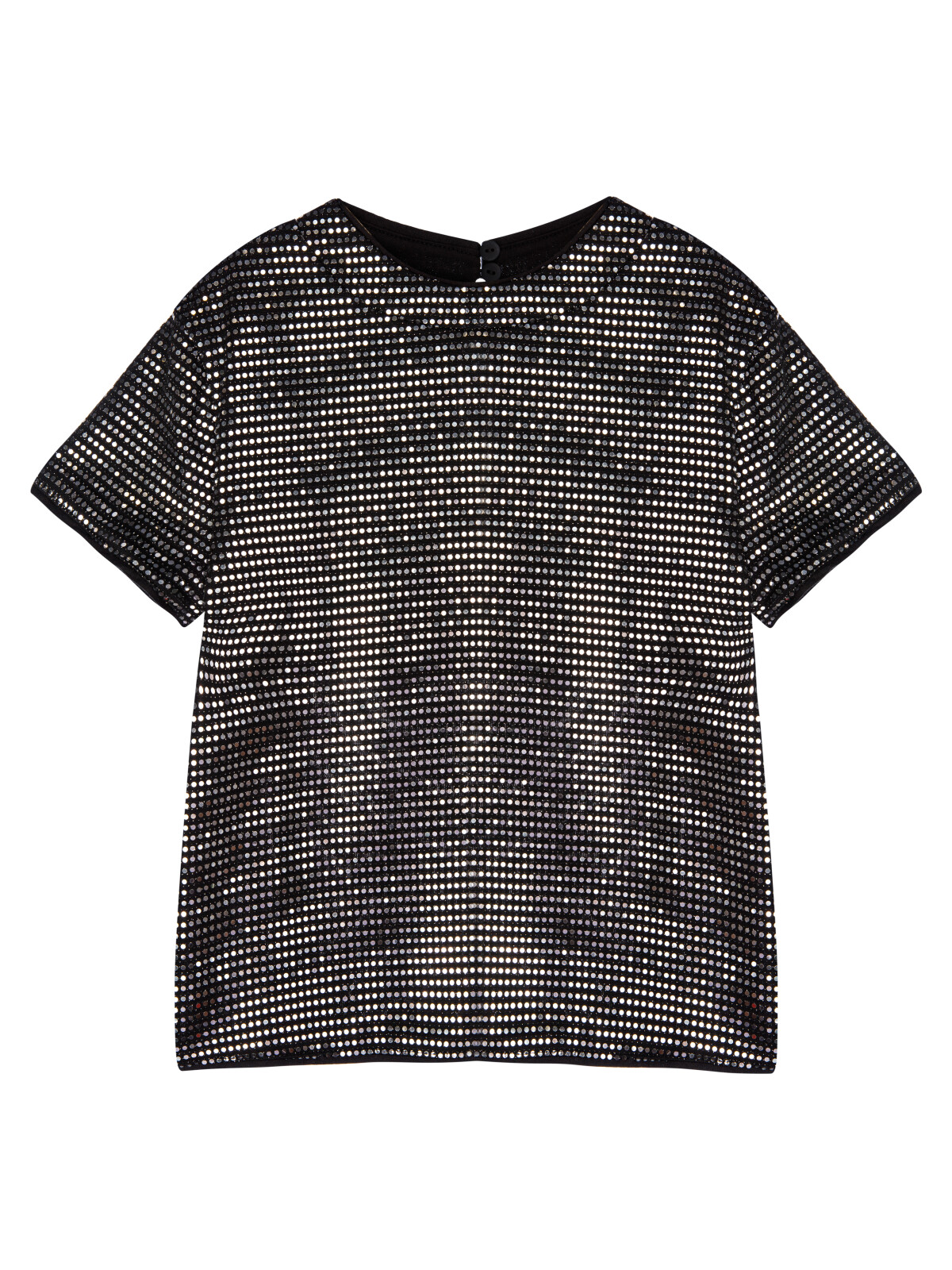 

Блузка детская PlayToday 42421031, черный, серебряный, 140, Серебристый, 42421031