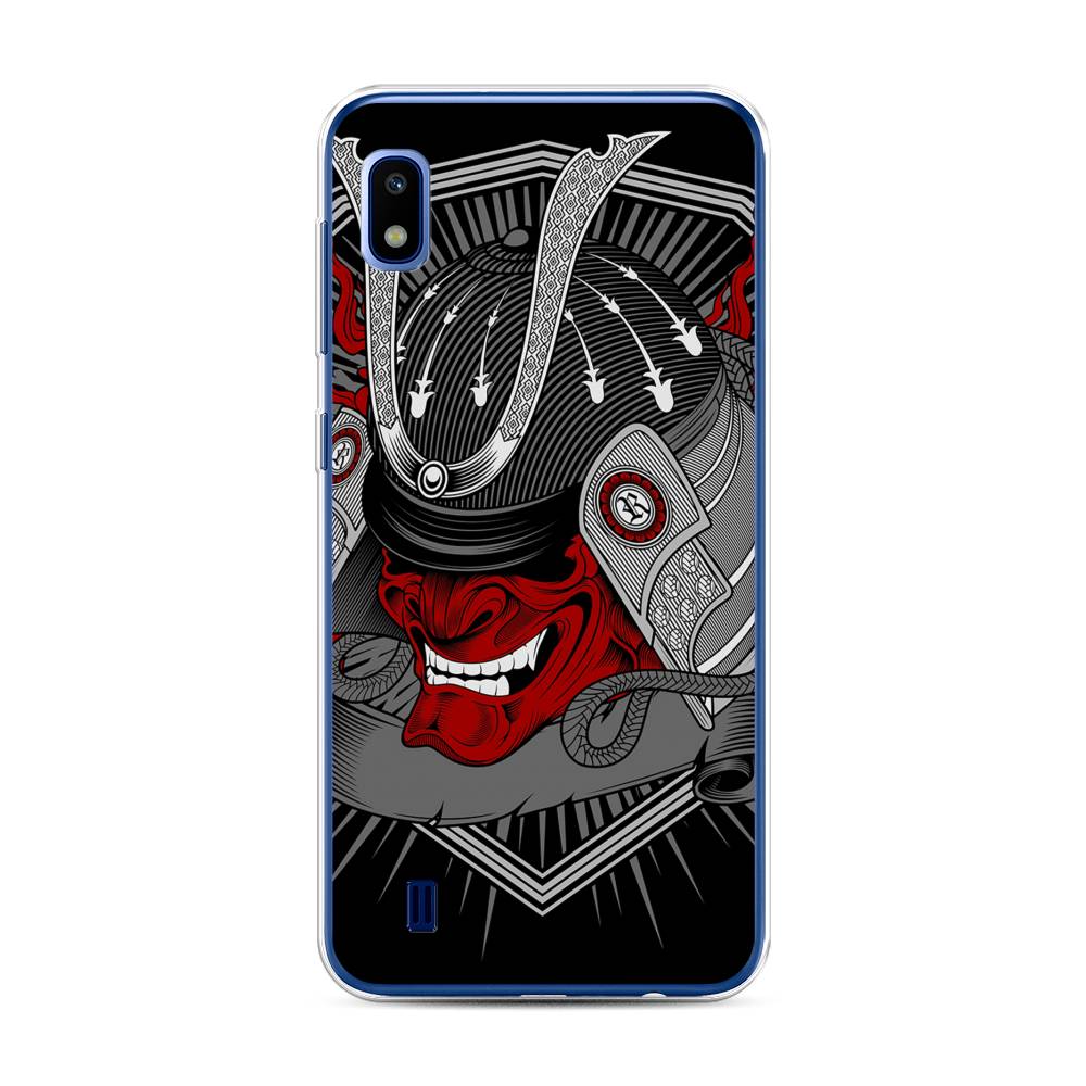

Чехол для Samsung Galaxy A10 "Красная маска самурая", Белый;красный;черный, 27950-4