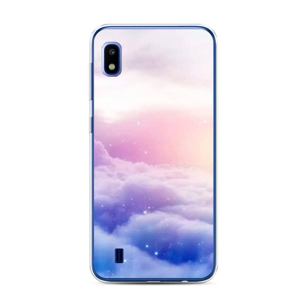 

Чехол для Samsung Galaxy A10 "Небеса", Голубой;белый;розовый, 27950-2