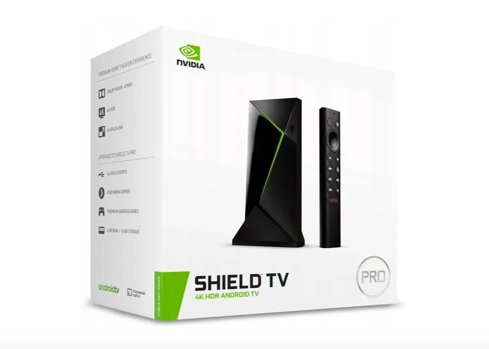 Смарт-приставка NVIDIA ТВ-приставка NVIDIA SHIELD TV PRO 4K HDR, черный / белый