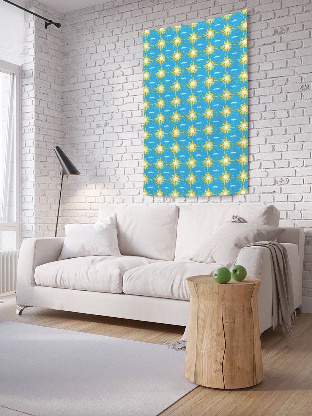 

Вертикальное фотопанно на стену JoyArty Яркое солнце 150x200 см, Яркое солнце