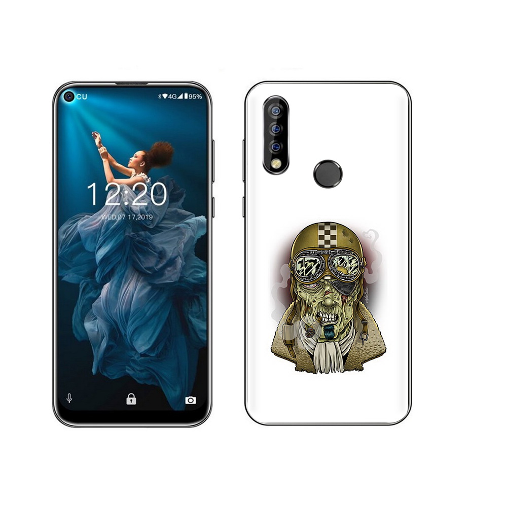 

Чехол MyPads Tocco для Oukitel C17 Pro военный зомби, Прозрачный, Tocco
