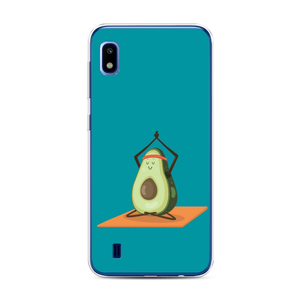 

Чехол для Samsung Galaxy A10 "Расслабься с авокадо", Голубой, 27950-6