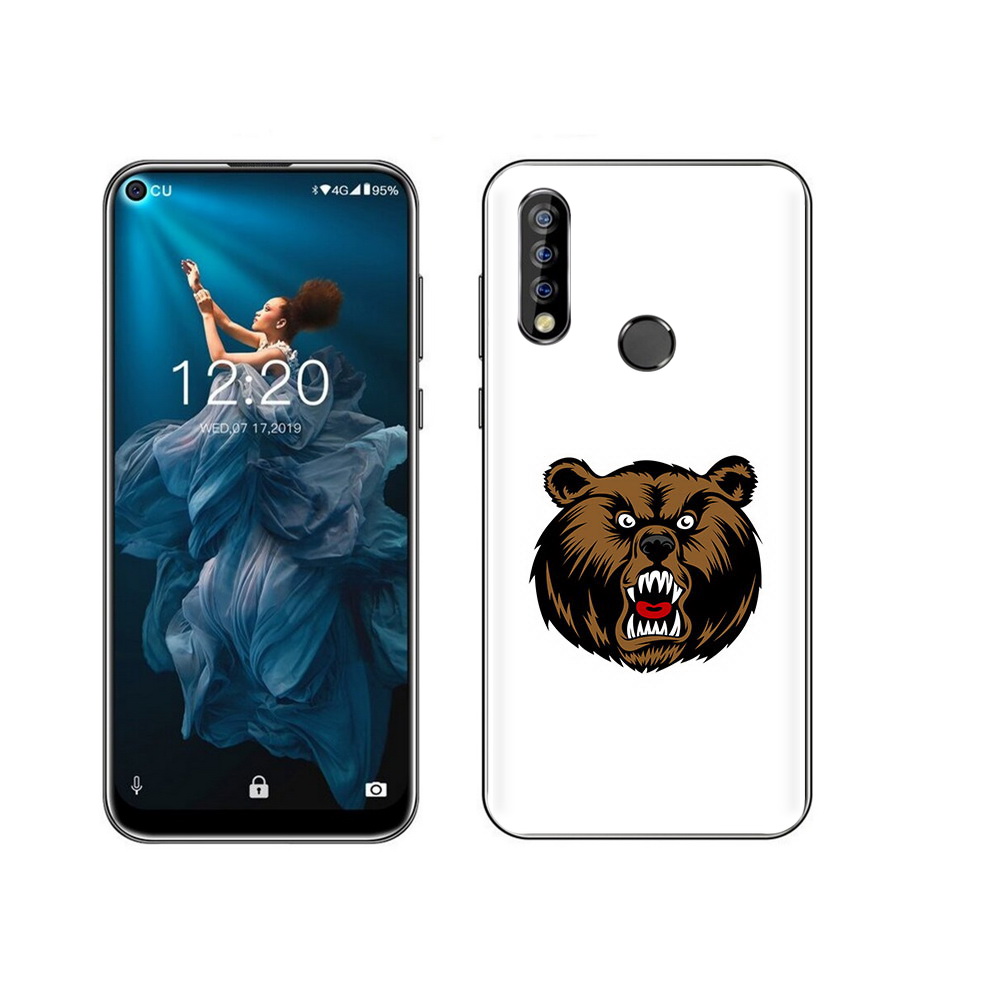 

Чехол MyPads Tocco для Oukitel C17 Pro бурый, Прозрачный, Tocco