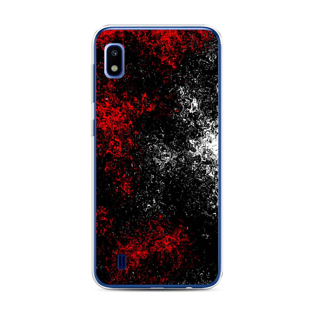 

Чехол для Samsung Galaxy A10 "Монотипия", Красный;черный;белый, 27950-3