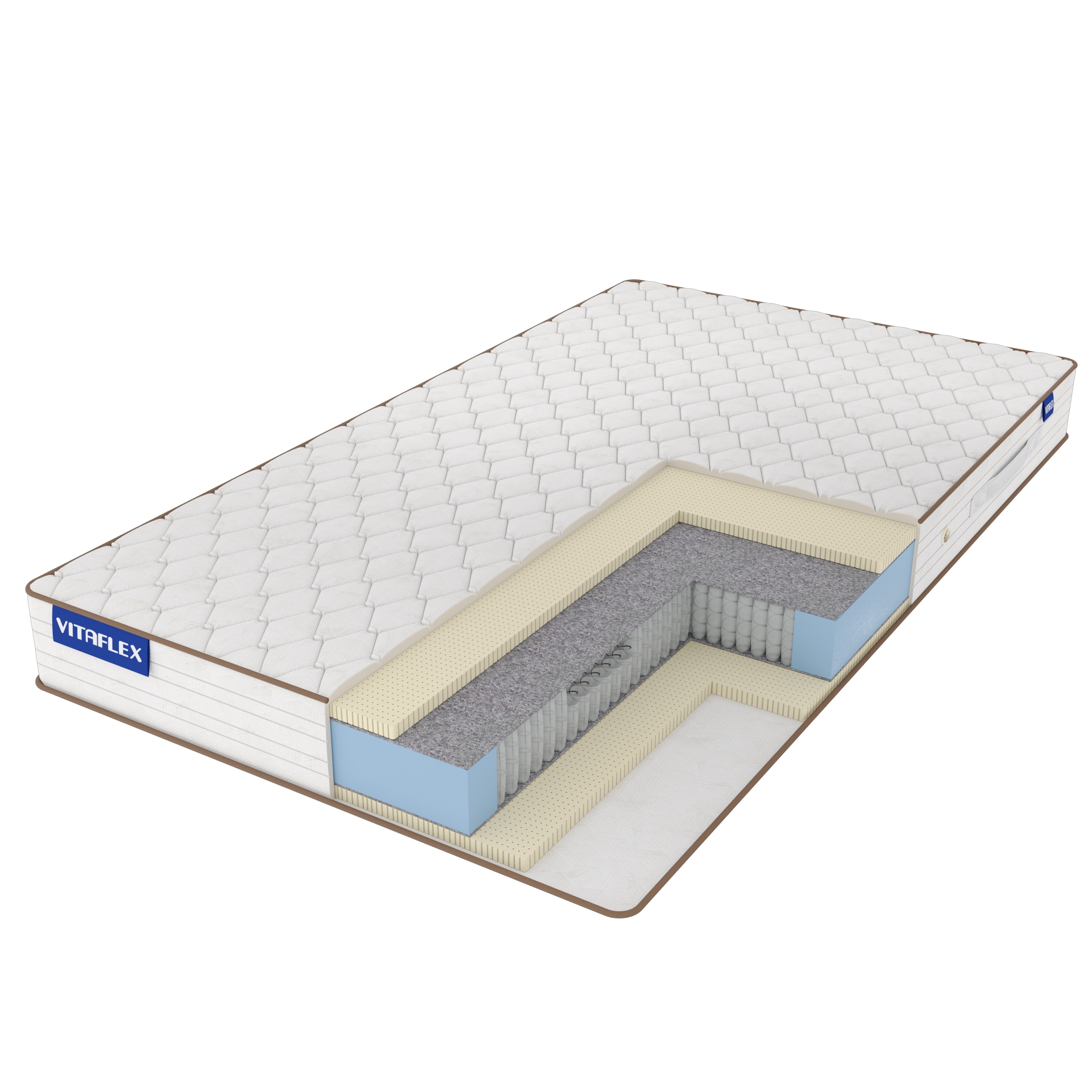 

Матрас Vitaflex Nature Easy 2 S1000 185х185, Белый, Easy 2 S1000