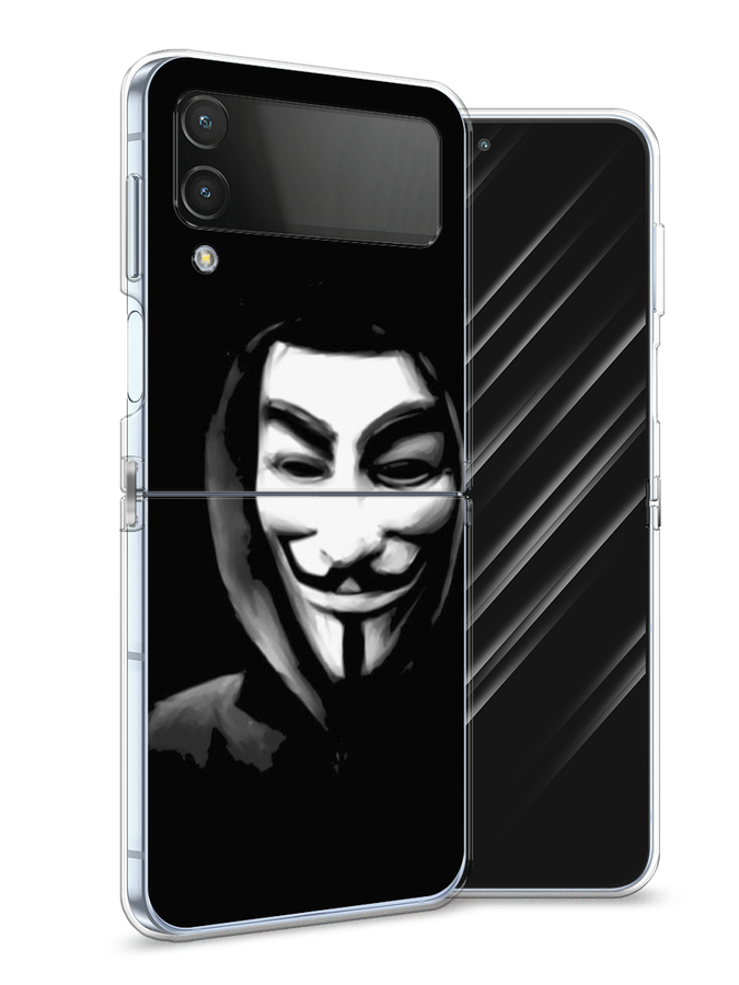

Чехол Awog на Samsung Galaxy Z Flip 4 / Самсунг Z Flip 4 "Анонимус", Разноцветный, 2106650-5