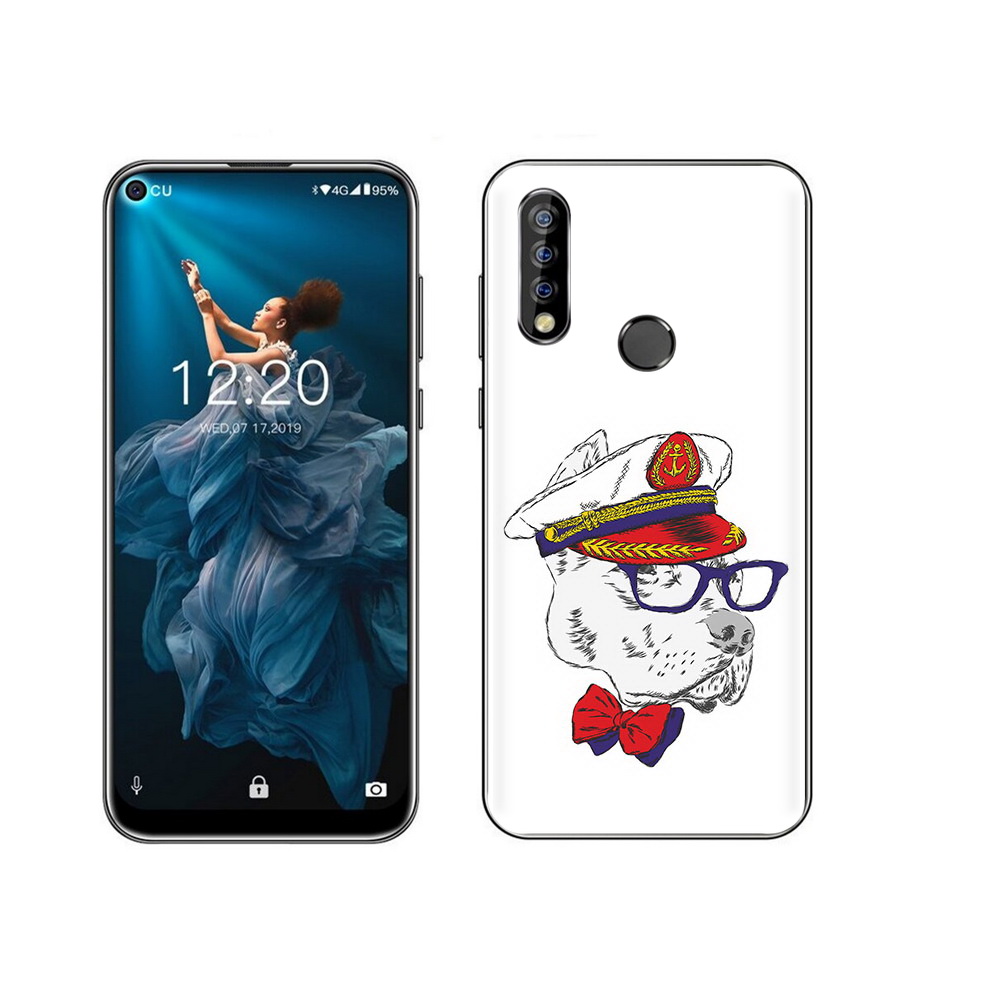 

Чехол MyPads Tocco для Oukitel C17 Pro бульдог, Прозрачный, Tocco