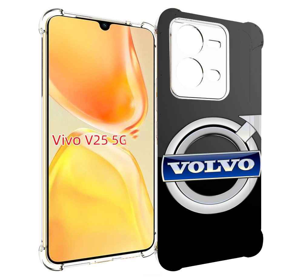 

Чехол MyPads volvo 2 мужской для Vivo V25 5G / V25e, Прозрачный, Tocco