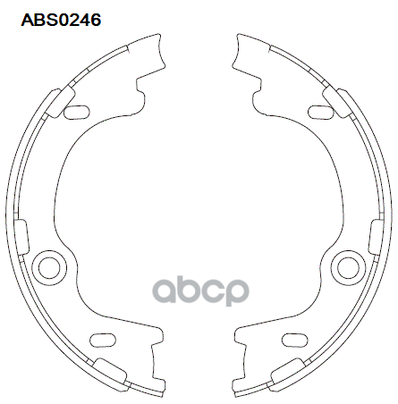 

Тормозные колодки ALLIED NIPPON задние барабанные abs0246