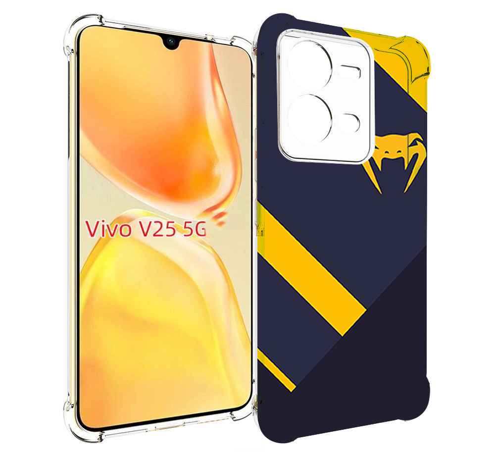 

Чехол MyPads venum мужской для Vivo V25 5G / V25e, Прозрачный, Tocco
