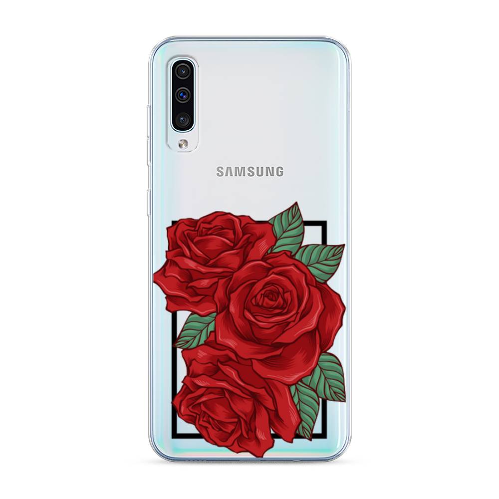 

Чехол для Samsung Galaxy A50/A30S "Три алые розы", Красный, 27750-2