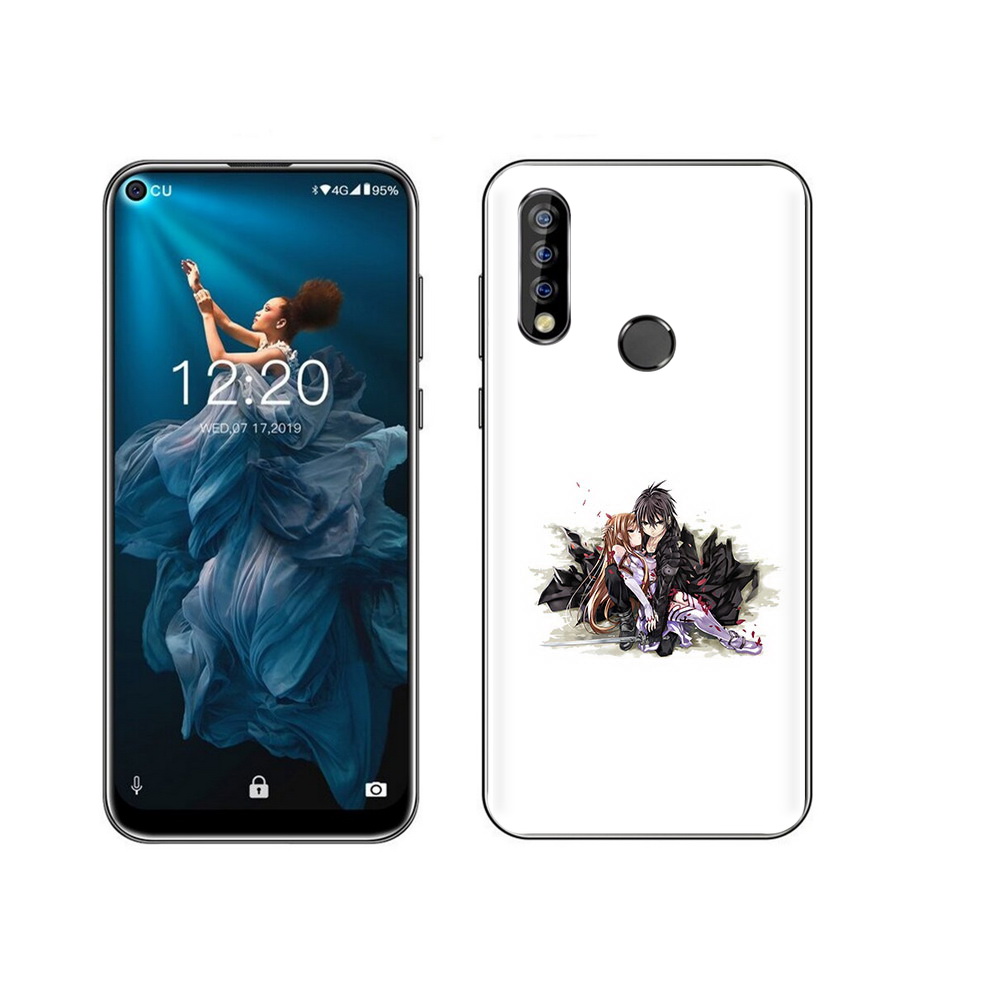 

Чехол MyPads Tocco для Oukitel C17 Pro аниме асуна, Прозрачный, Tocco