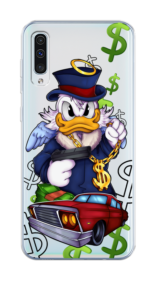 

Чехол на Samsung Galaxy A50/A30S "Scrooge McDuck with a Gold Chain", Красный;синий;белый, 27750-6
