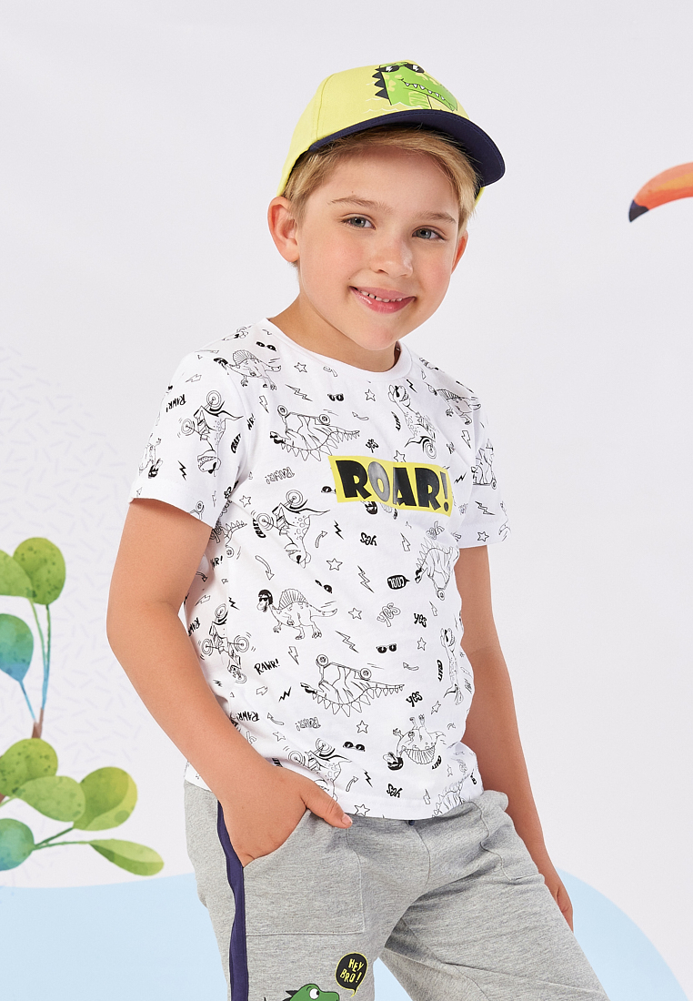 фото Футболка детская max&jessi ss21c55701426 белый р.98