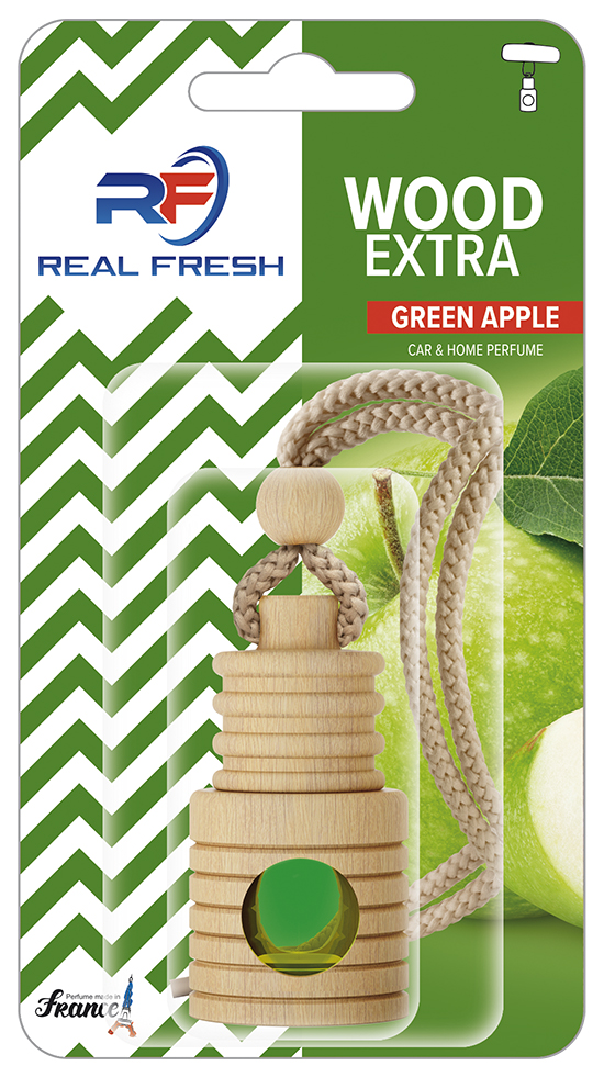 

Автопарфюм Real Fresh WOOD EXTRA Green Apple (зеленое яблоко) 5 мл, Green Apple