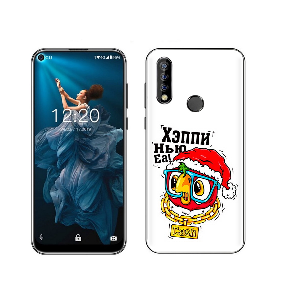 Чехол MyPads Tocco для Oukitel C17 Pro Хэппи нью еа