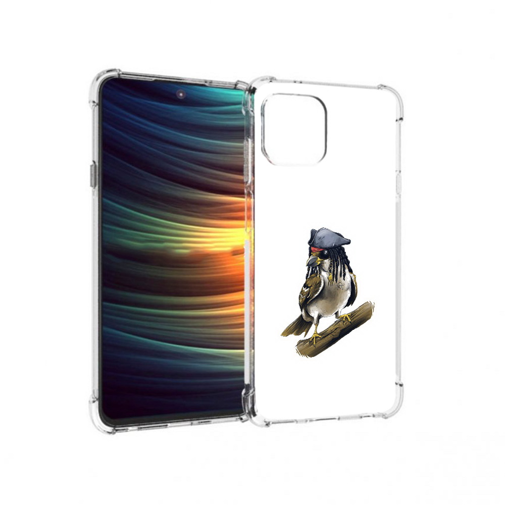 

Чехол MyPads Tocco для Motorola 20 Lite Джек воробей (PT227073.348.65), Прозрачный, Tocco