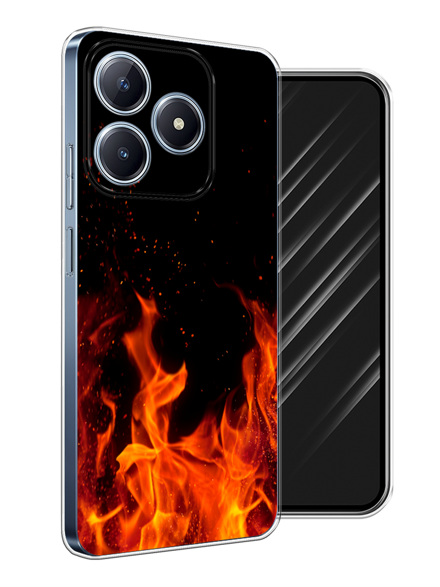 

Чехол Awog на Realme C63 "Все в огне", Оранжевый;черный, 2517350-1