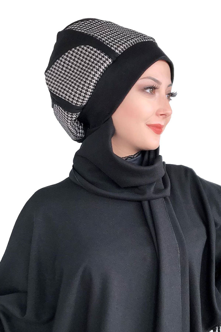

Тюрбан женский Butik Ambar ATBR-KS-31031 серый, ATBR-KS-31031