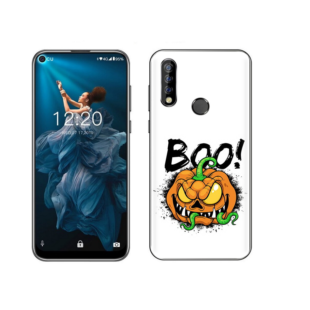 

Чехол MyPads Tocco для Oukitel C17 Pro Хэллоуин бу, Прозрачный, Tocco
