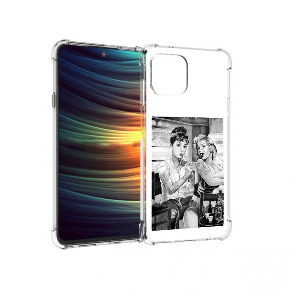 

Чехол MyPads Tocco для Motorola 20 Lite тату мастер (PT227073.348.637), Прозрачный, Tocco