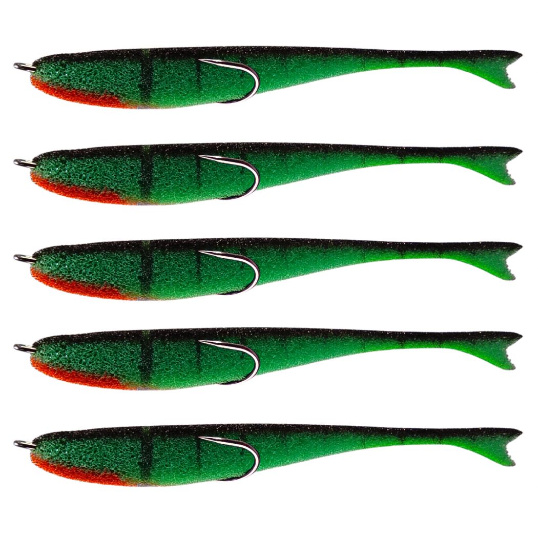 Поролоновая рыбка Jig It 110 мм на двойнике цвет 112 5 шт