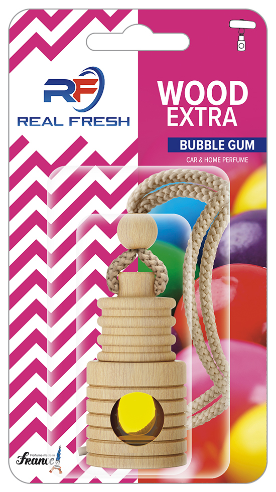 Автопарфюм Real Fresh WOOD EXTRA Bubble Gum (бабл гам) 5 мл