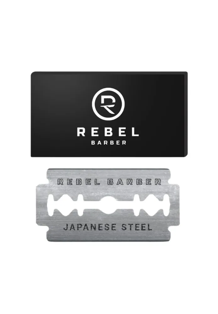 фото Классические сменные лезвия rebel barber double edge blade упаковка 40 шт.