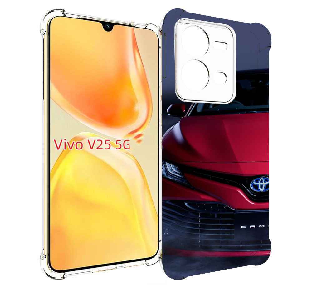 

Чехол MyPads toyota 1 для Vivo V25 5G / V25e, Прозрачный, Tocco