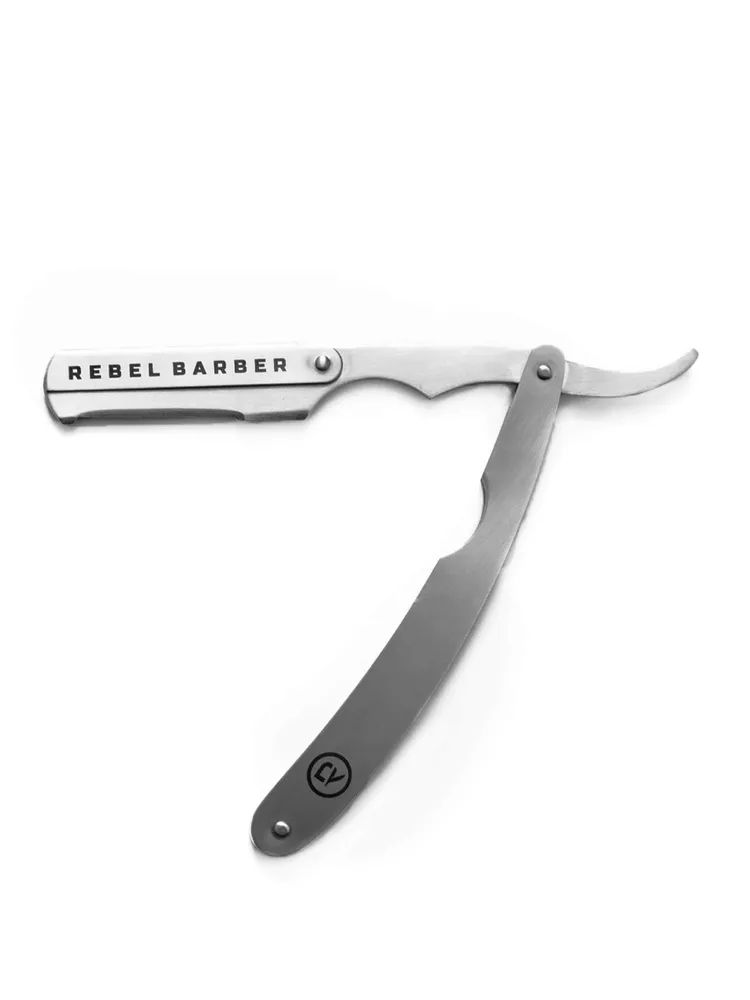 Опасная бритва с защитой и сменным лезвием REBEL BARBER Protector Matt rebel сменные лезвия для опасных бритв single blade 100 0